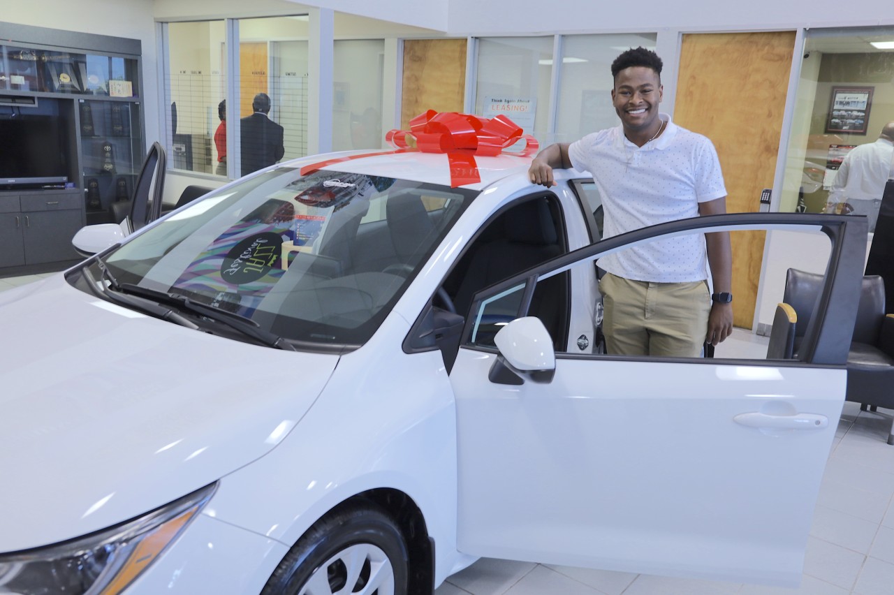 NOLA-PS Graduate with Perfect Attendance Wins New 2023 Toyota Corolla LE at Premier Stay in School Event